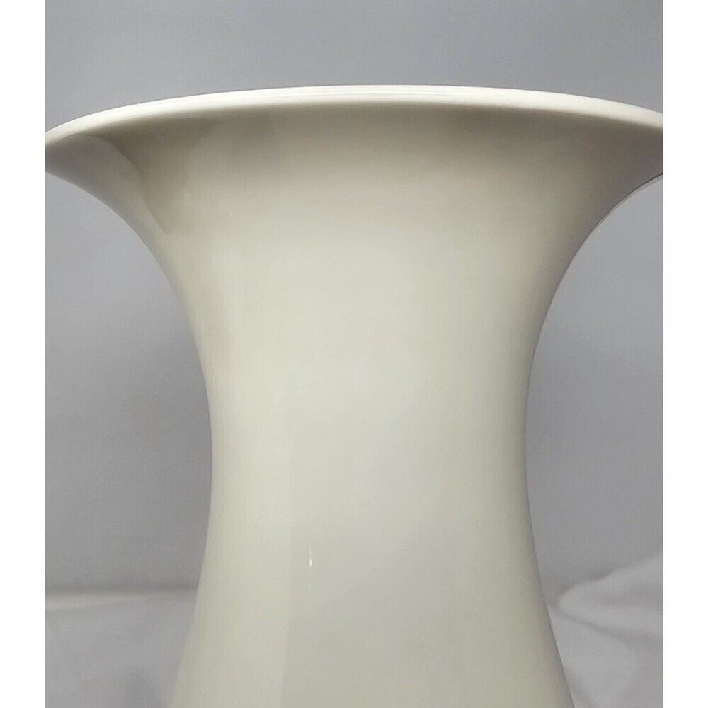 Vintage Schaubach Kunst Floral Tapered Hand Painted Vase Germany 8" Excellent - Picture 9 of 16